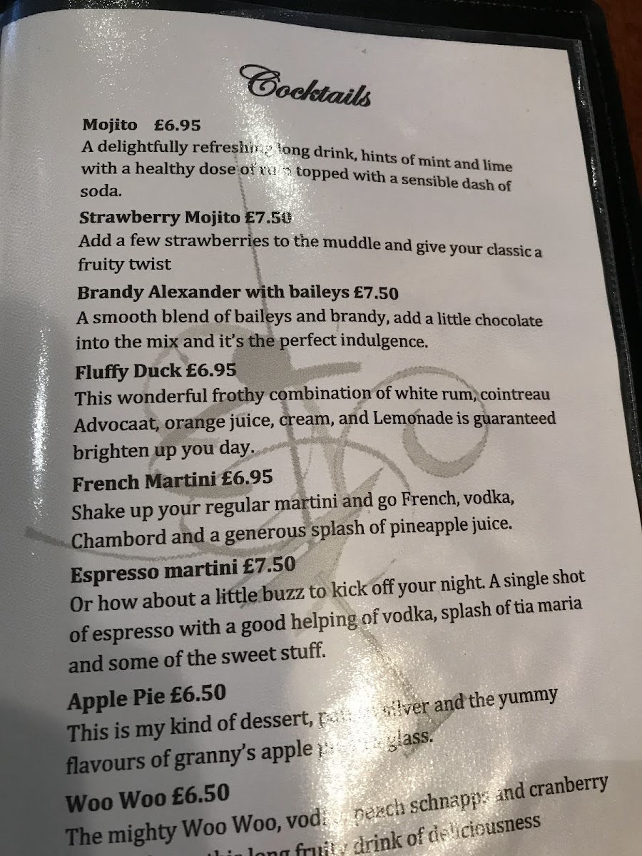 The Muirs Inn Menu - Image 4
